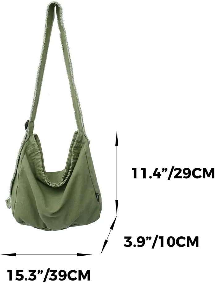 Sumleno Grunge Bag Hobo Boho Hippie Crossbody Bag Sling Purses for Office Shopping Travel Y2k Aesthetic
