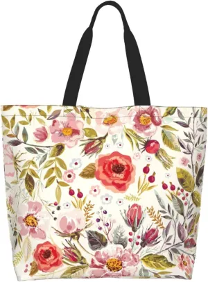Sunflower Tote Bag For Women, Waterproof Shoulder Bags Big Reusable Grocery Handbag For Shopping Picnic Work Beach