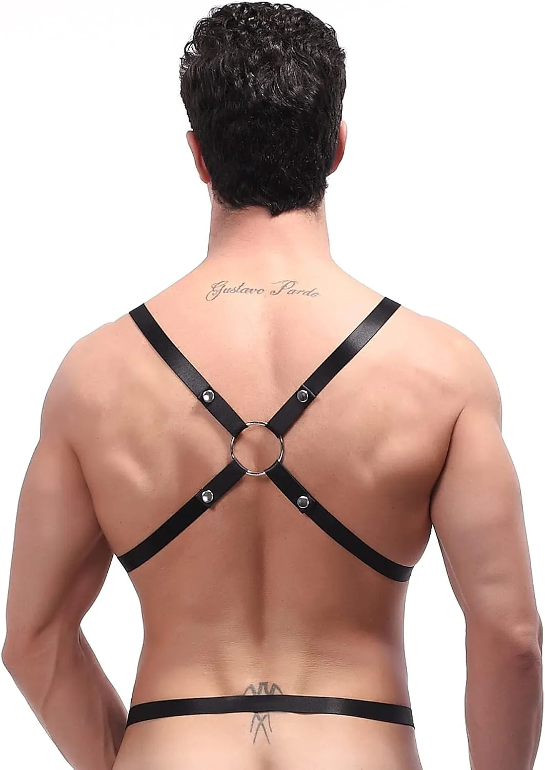 Swbreety Mens Body Chest Harness Belt Punk Shoulder Tank Top Cage Belt Strap Cosplay Clubwear Costume