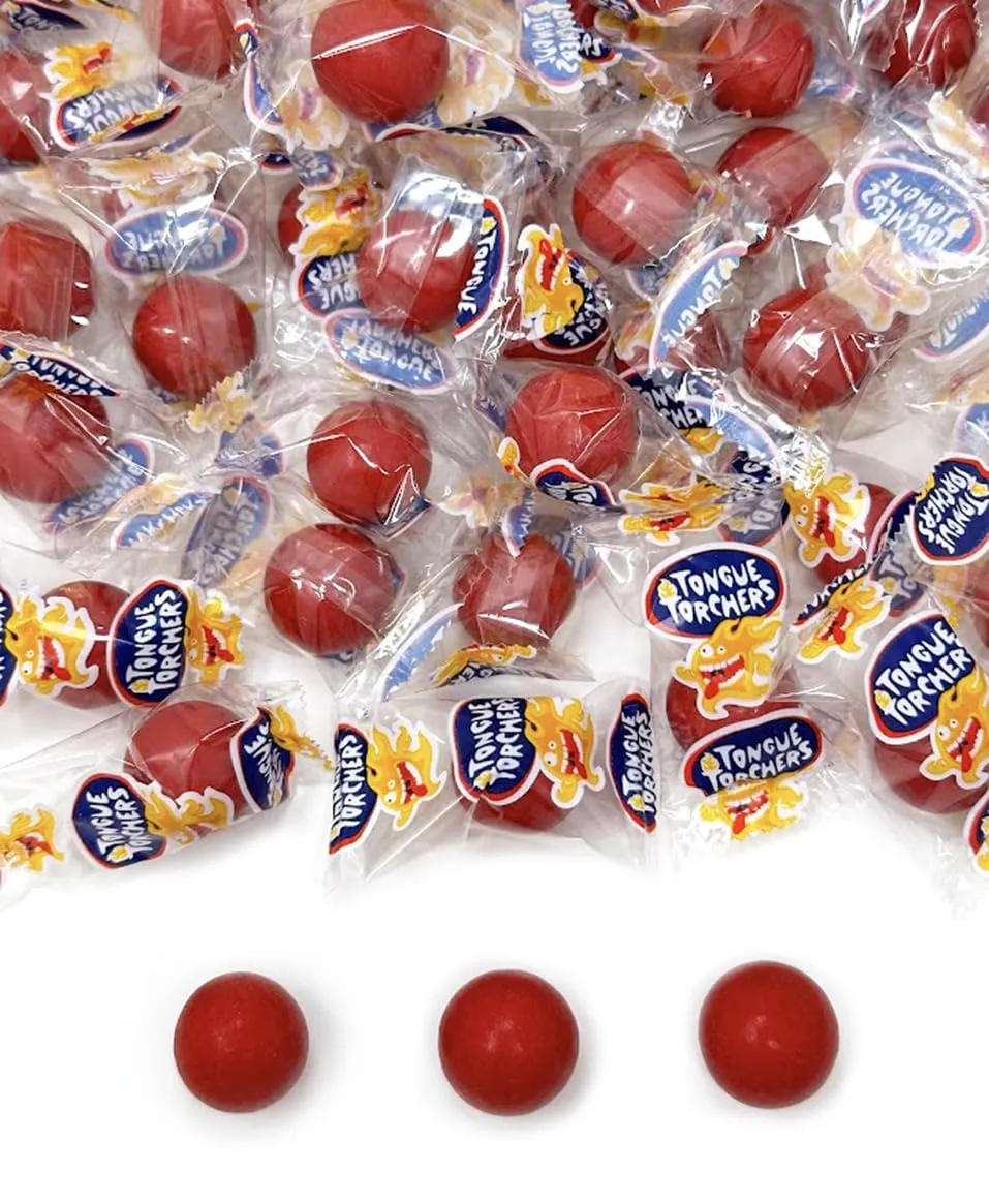 SweetGourmet Spicy Cinnamon Jawbreakers Wrapped Hard Candy Balls | 3 Pounds