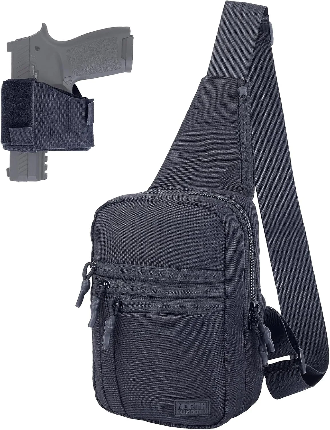 Tactical Sling Chest Bag Concealed Carry Bags with Gun Holder EDC Shoulder Crossbody Casual pac