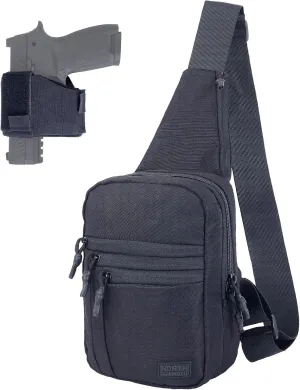 Tactical Sling Chest Bag Concealed Carry Bags with Gun Holder EDC Shoulder Crossbody Casual pac