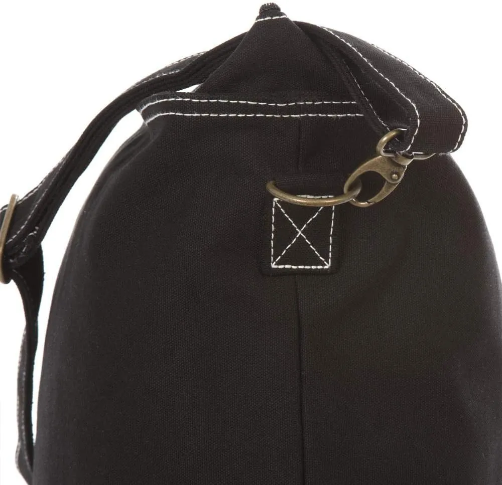 Tag&Crew Urban Shoulder Unisex Travel Tote Canvas Messenger Cross Body Bag for Office School College