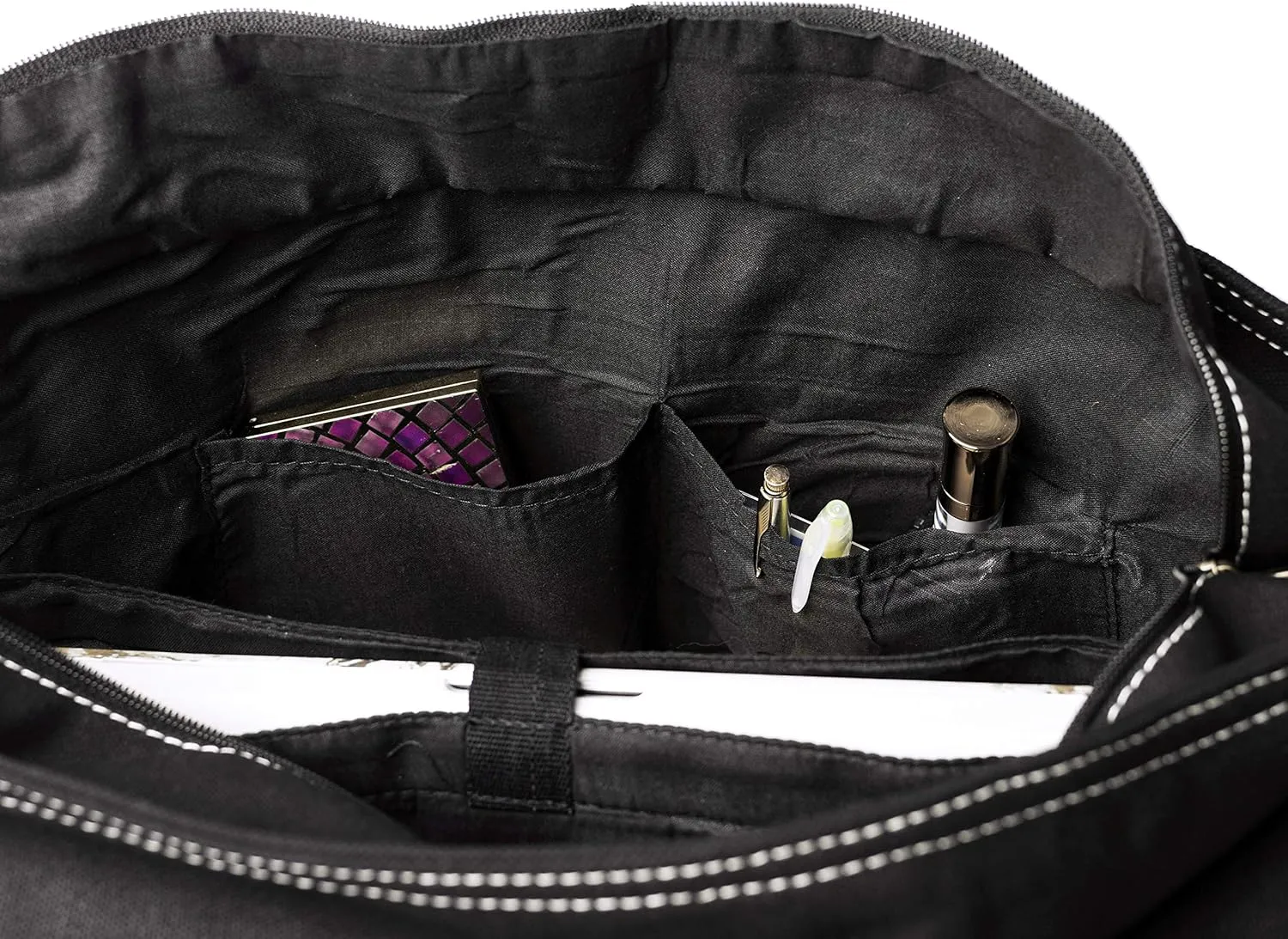 Tag&Crew Urban Shoulder Unisex Travel Tote Canvas Messenger Cross Body Bag for Office School College