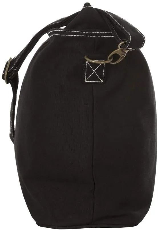 Tag&Crew Urban Shoulder Unisex Travel Tote Canvas Messenger Cross Body Bag for Office School College