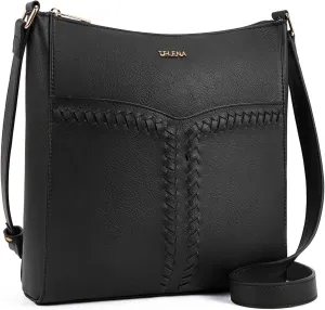 Telena Crossbody Purses for Women Trendy Vegan Leather Purses Bucket Hobo Bags Handbags with Adjustable Guitar Strap