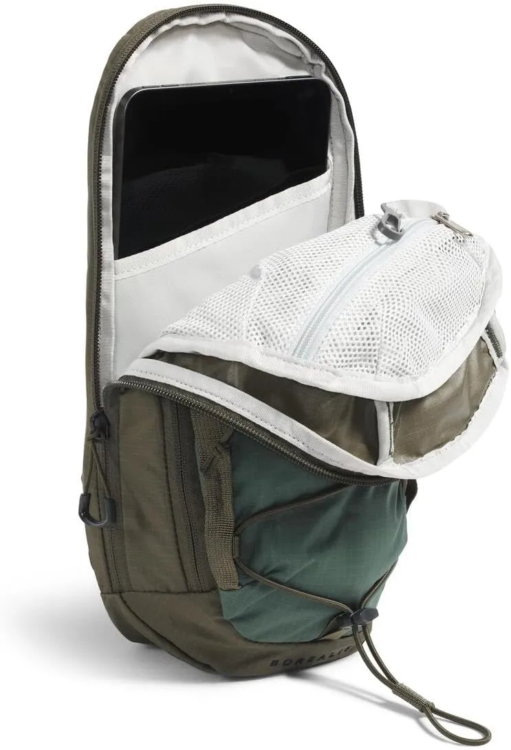 THE NORTH FACE Borealis Sling Bag, Duck Green/New Taupe Green, One Size