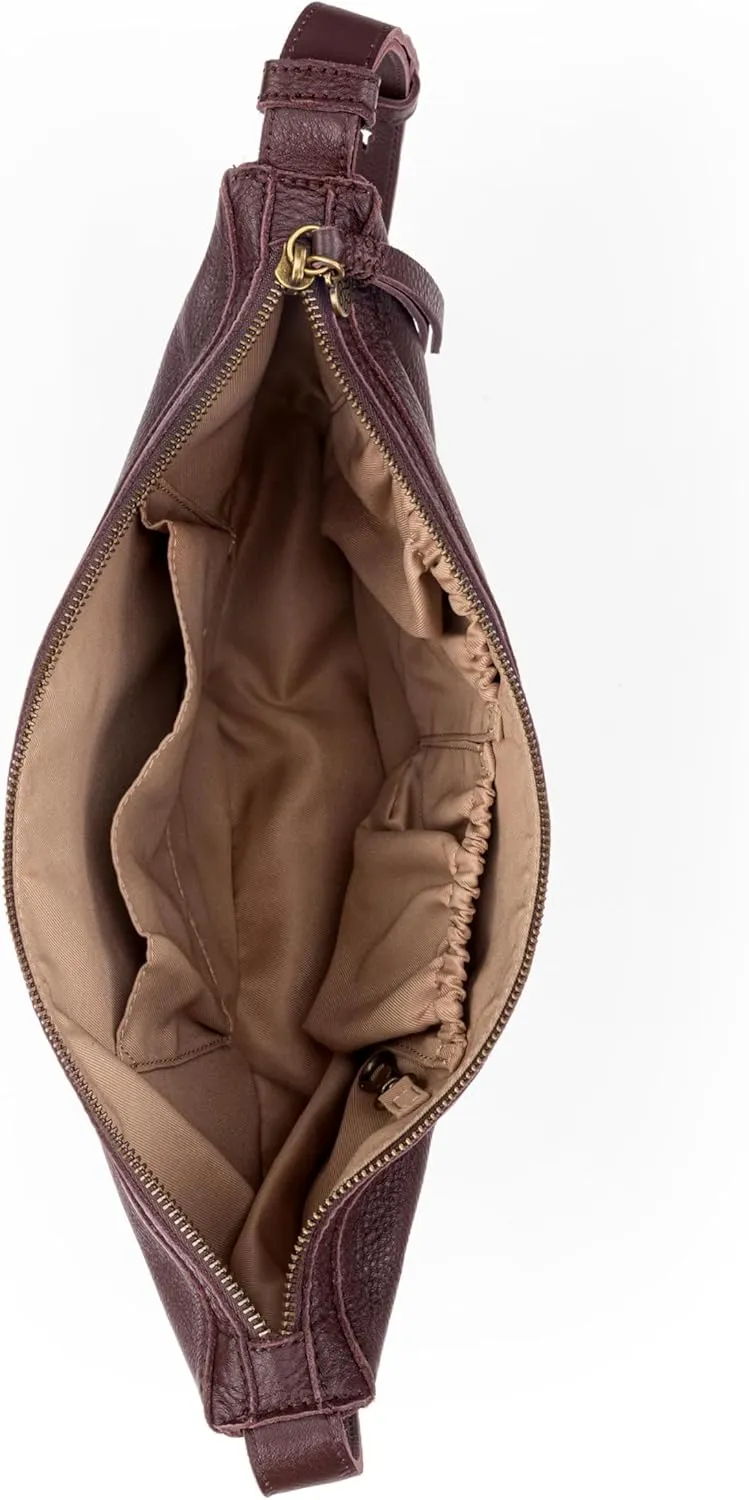 The Sak Tess Large Sling Purse - Large Woman's Crossbody Bag For Everyday & Travel - With Zipper Closure & Adjustable Strap