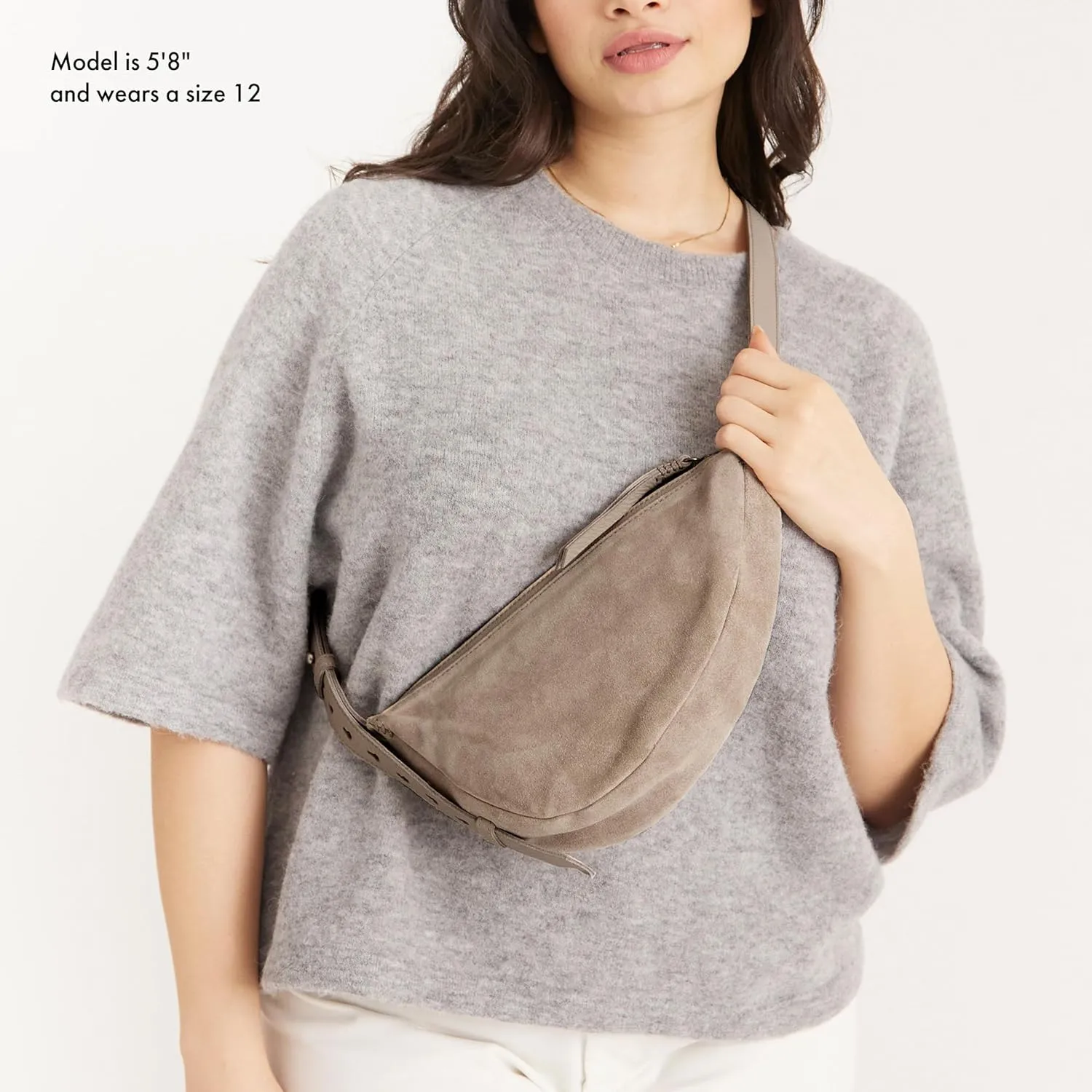 The Sak Tess Sling Purse - Small Woman's Crossbody Bag For Everyday & Travel - Handbag With Zipper Closure & Adjustable Strap