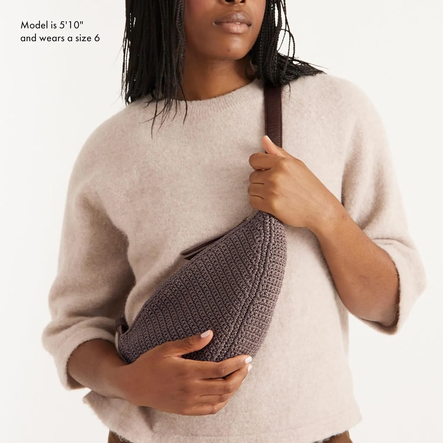 The Sak Tess Sling Purse - Small Woman's Crossbody Bag For Everyday & Travel - Handbag With Zipper Closure & Adjustable Strap