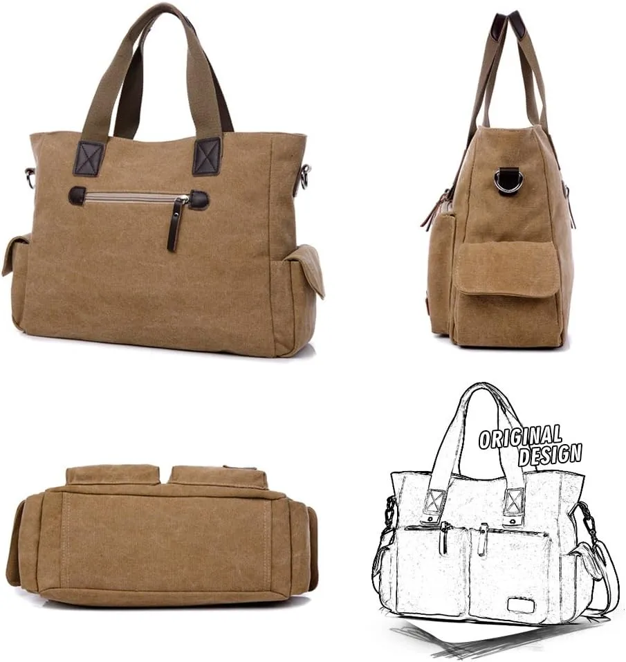 ToLFE Women Top Handle Satchel Handbags Shoulder Bag Messenger Tote Bag Purse Crossbody Bag Travel Work Tote Bag