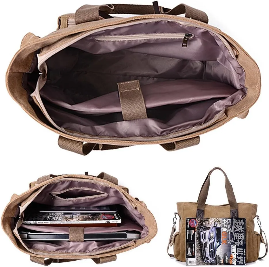 ToLFE Women Top Handle Satchel Handbags Shoulder Bag Messenger Tote Bag Purse Crossbody Bag Travel Work Tote Bag