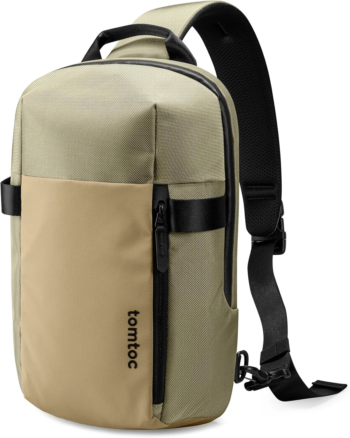 tomtoc Sling Bag Crossbody Backpack EDC Daypack for Men Women, Chest Shoulder bag for 2024 14" MacBook Pro M4, 13" MacBook Air/Pro, 2025 11" iPad A16/Air M3&M2/Pro M4, Daily Use, Work, Travel- S Size