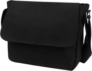 TopTie Classic Canvas Messenger Bag, Canvas Shoulder Bag Side Bag for Men and Women
