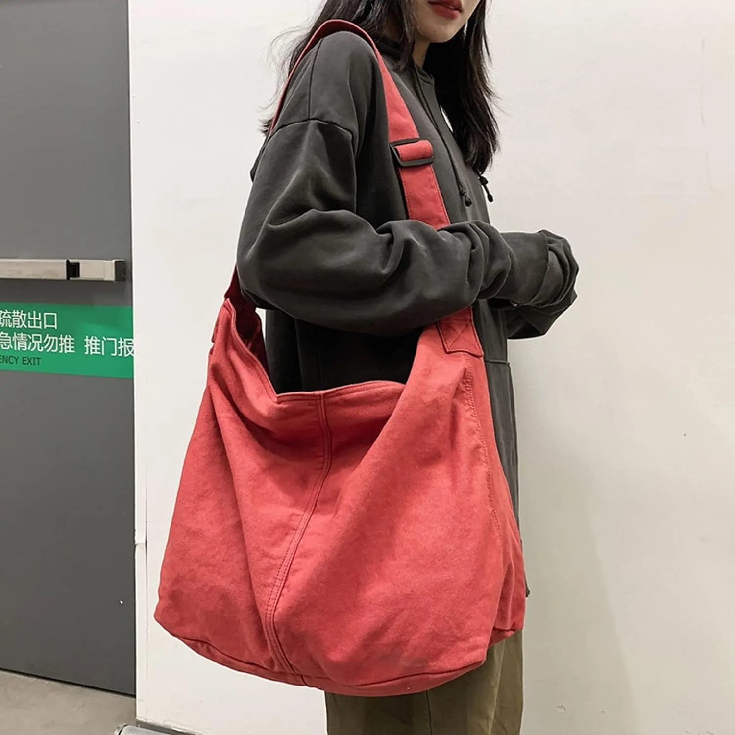 Tote bag for woman casual canvas bag female large capacity handbag men and women shoulder bag