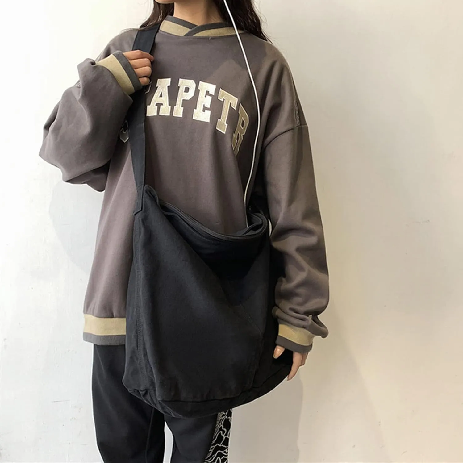 Tote bag for woman casual canvas bag female large capacity handbag men and women shoulder bag