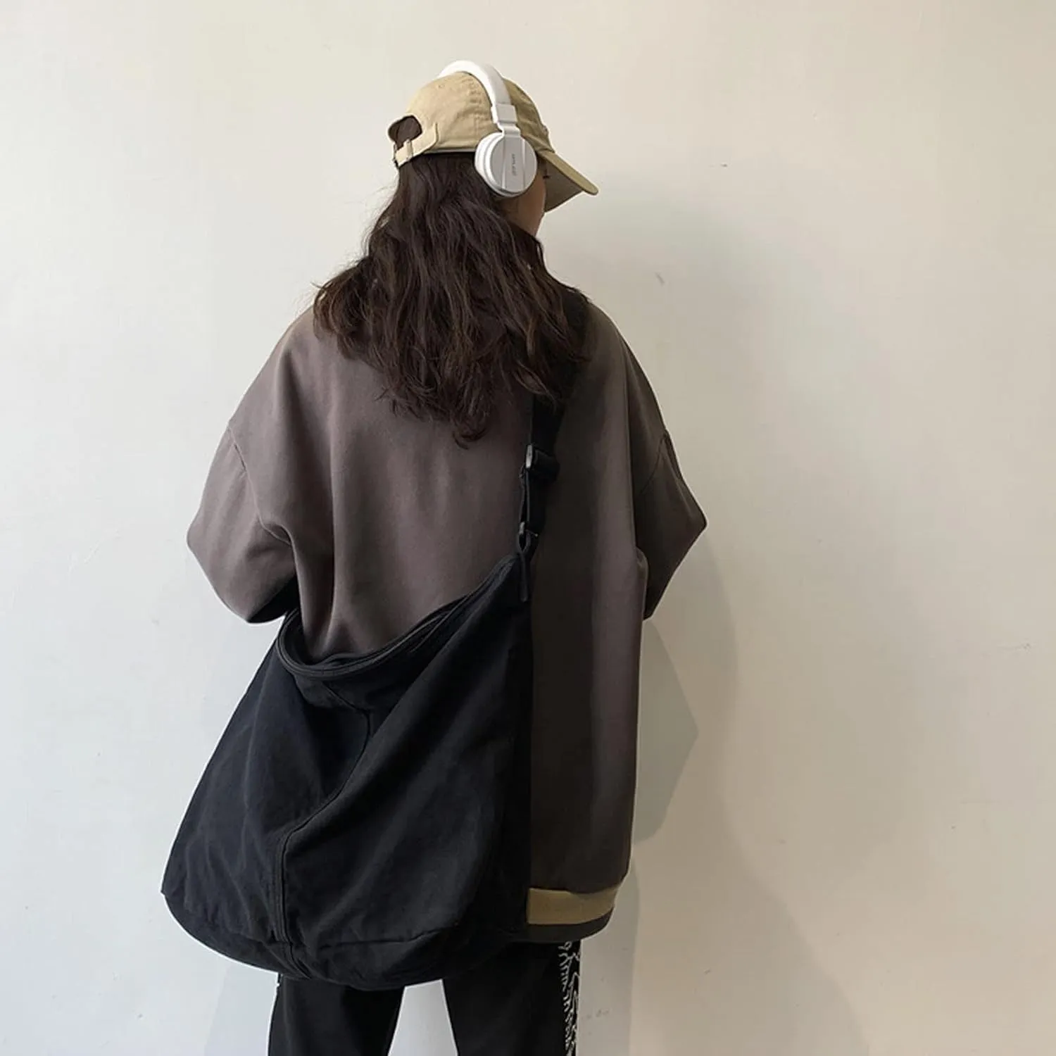 Tote bag for woman casual canvas bag female large capacity handbag men and women shoulder bag