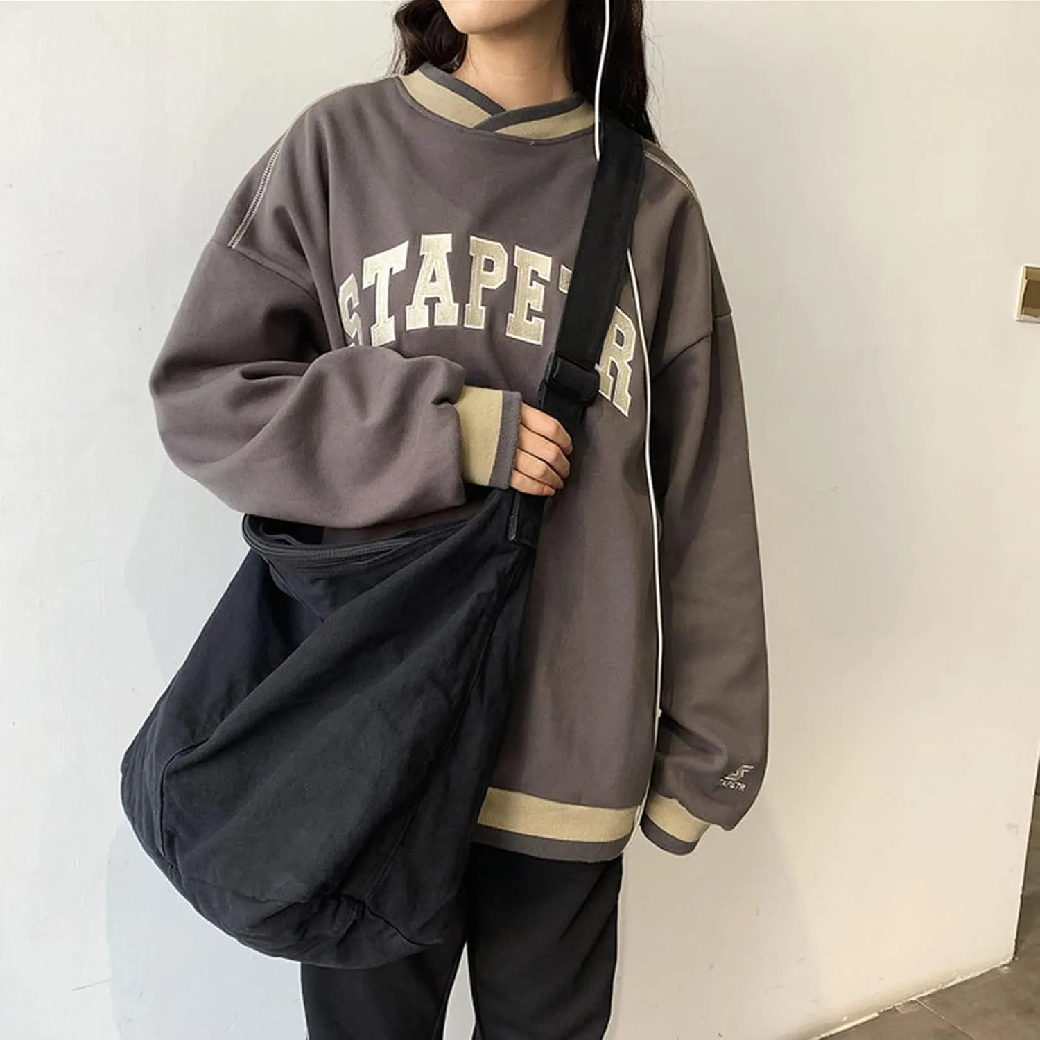 Tote bag for woman casual canvas bag female large capacity handbag men and women shoulder bag