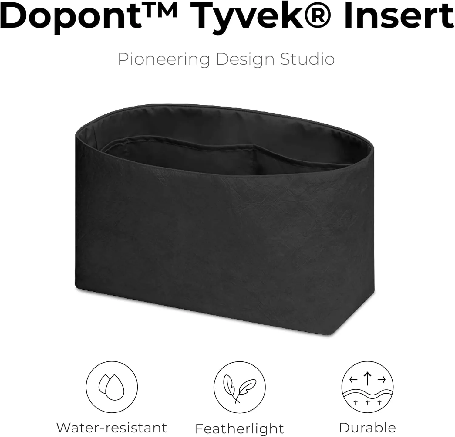 Tote Bag Organizer Insert for Le Pliage Energy S Handbag, Custom Fit Inside Premium Matte Black S Lightweight WaterResistant Purse Insert with Cup Holder Accessories