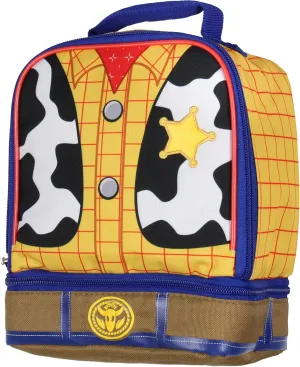 Toy Story Woody Kids Soft Dual Compartment Insulated School Lunch Box (One Size, Yellow/Multi)