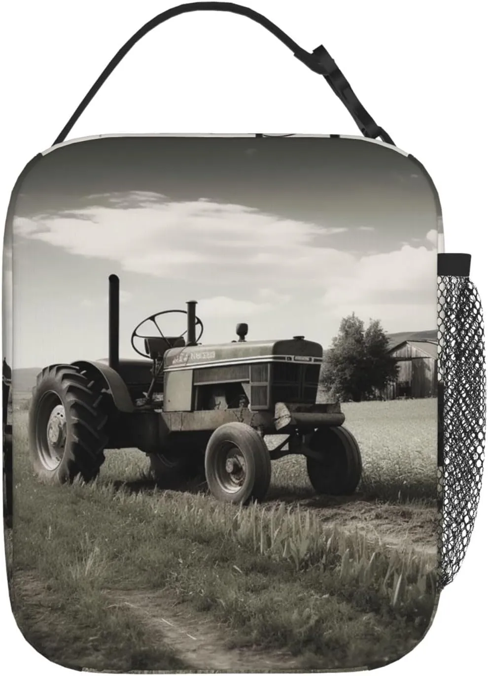 Tractor Agriculture Tranquil Lunch Bag Insulated Lunch Box for Women Men Reusable Lunch Tote Cooler Bag for Office Work