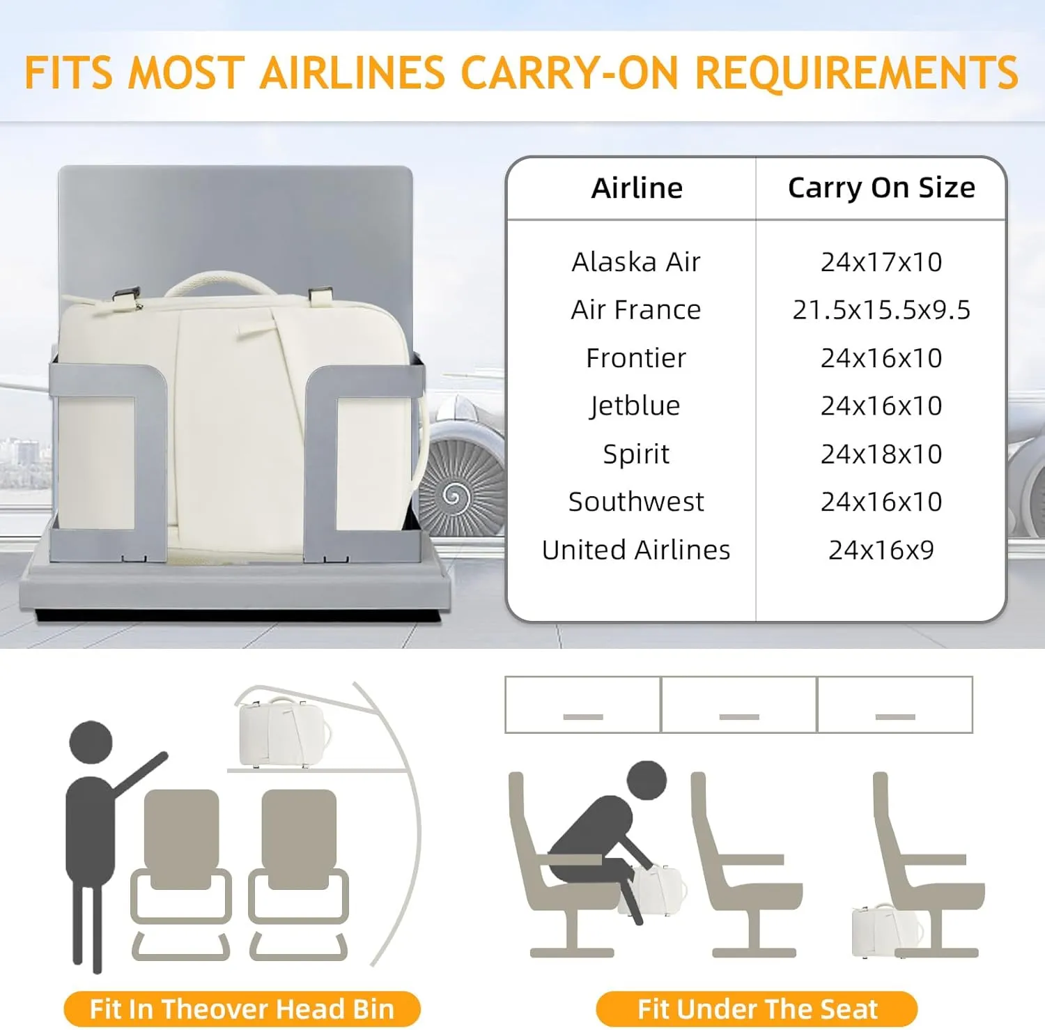 Travel Backpack for Women Men, Carry On Backpack Airlines Approved Personal Item Travel Computer Bag Waterproof Laptop Backpack Business Weekender Overnight Fits15.6Inch Laptop, Beige
