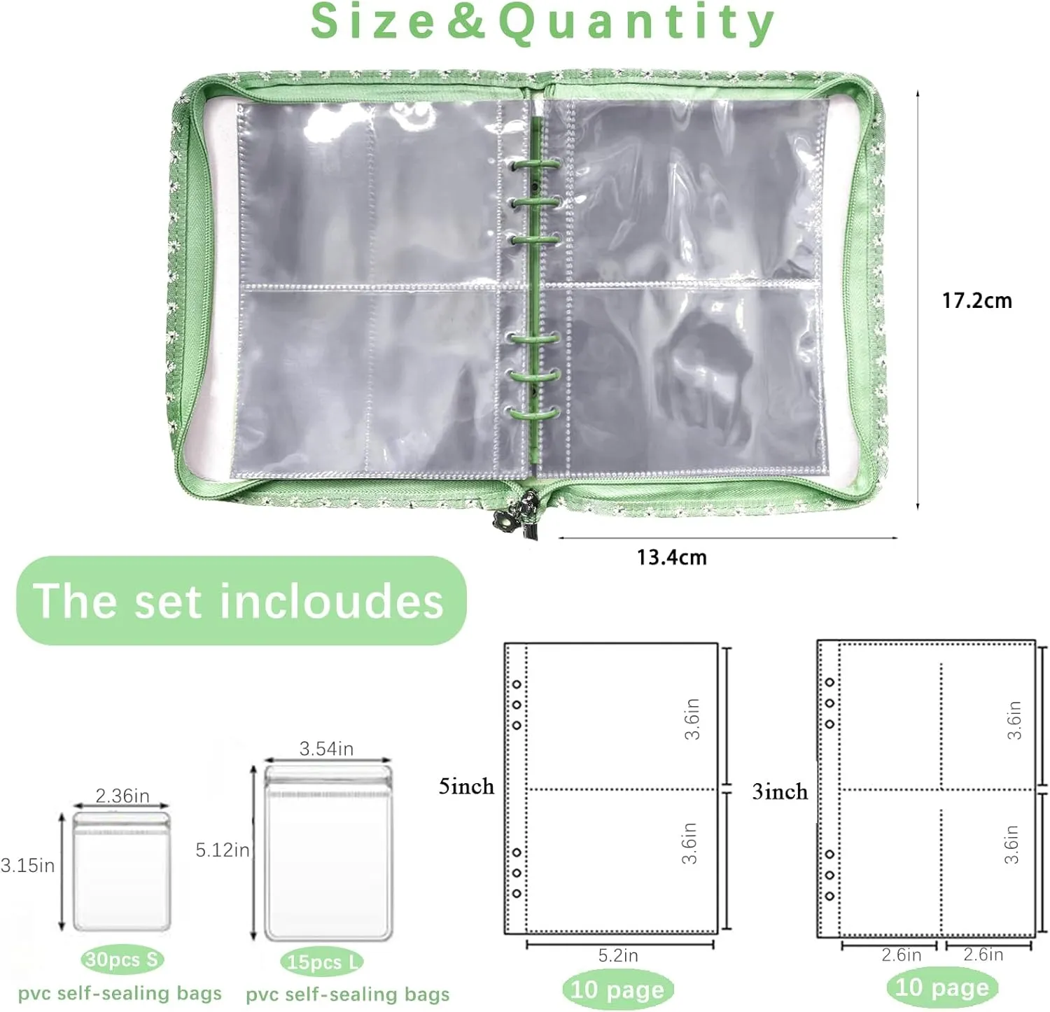Travel Jewelry Organizer Case,Jewelry Storage Book with 45 Portable Thick PVC Pouches,Jewelry Organizer Zipper Bags for Necklaces Bracelet Rings and Earrings (front cover removable)