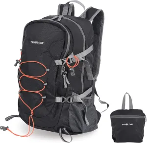 TREKOLOGY 30L Waterproof Lightweight Backpack – Foldable, Durable Daypack for Men & Women with Chest Strap & Multiple Compartments – Compact, Comfortable, Ideal for Hiking, Camping, Travel & Outdoors
