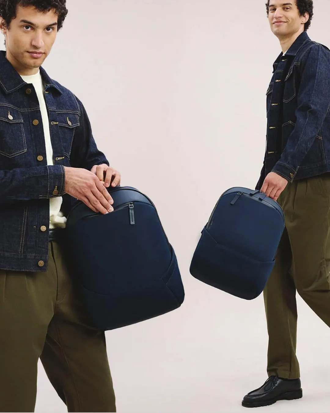 Troubadour Apex Compact Backpack 3.0 - Premium Waterproof Laptop Backpack Fits Up to 16" - Ergonomic Design for Work and Travel - Stylish Compact Backpack with 5-Year Guarantee - Navy