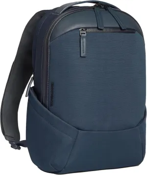 Troubadour Apex Compact Backpack 3.0 - Premium Waterproof Laptop Backpack Fits Up to 16" - Ergonomic Design for Work and Travel - Stylish Compact Backpack with 5-Year Guarantee - Navy