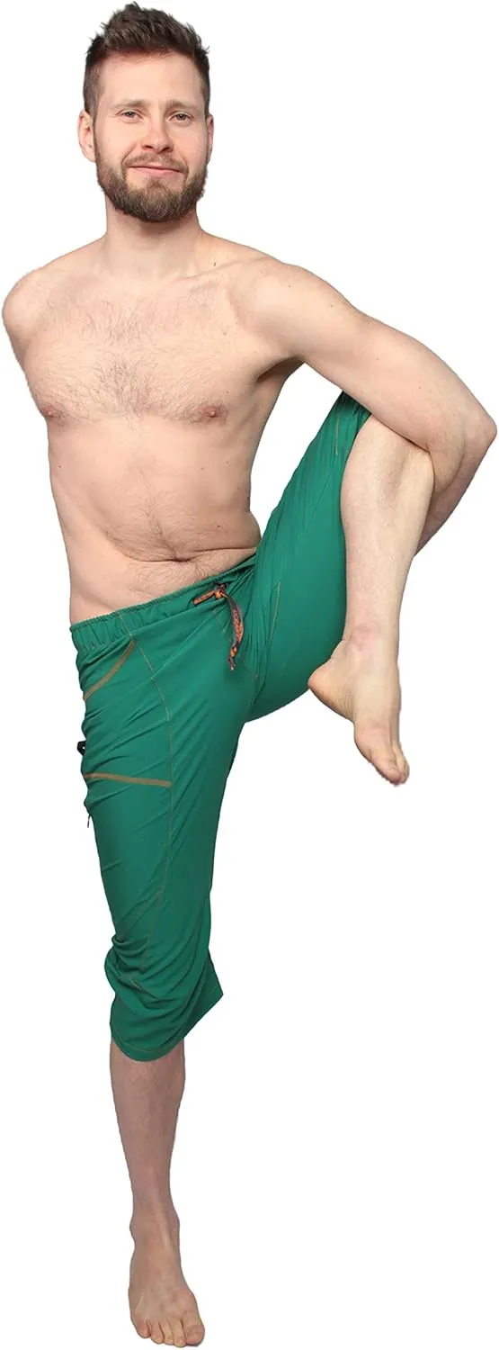 Ucraft "Xlite Rock Climbing Bouldering and Yoga Knickers ¾ Men's and Women's Capri Pants. Lightweight, Stretchy, Breathable