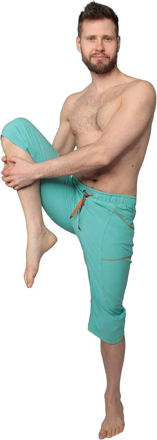 Ucraft "Xlite Rock Climbing Bouldering and Yoga Knickers ¾ Men's and Women's Capri Pants. Lightweight, Stretchy, Breathable