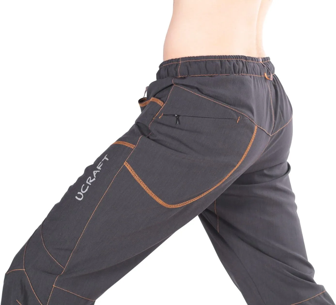 Ucraft "Xlite Rock Climbing Bouldering and Yoga Knickers ¾ Men's and Women's Capri Pants. Lightweight, Stretchy, Breathable
