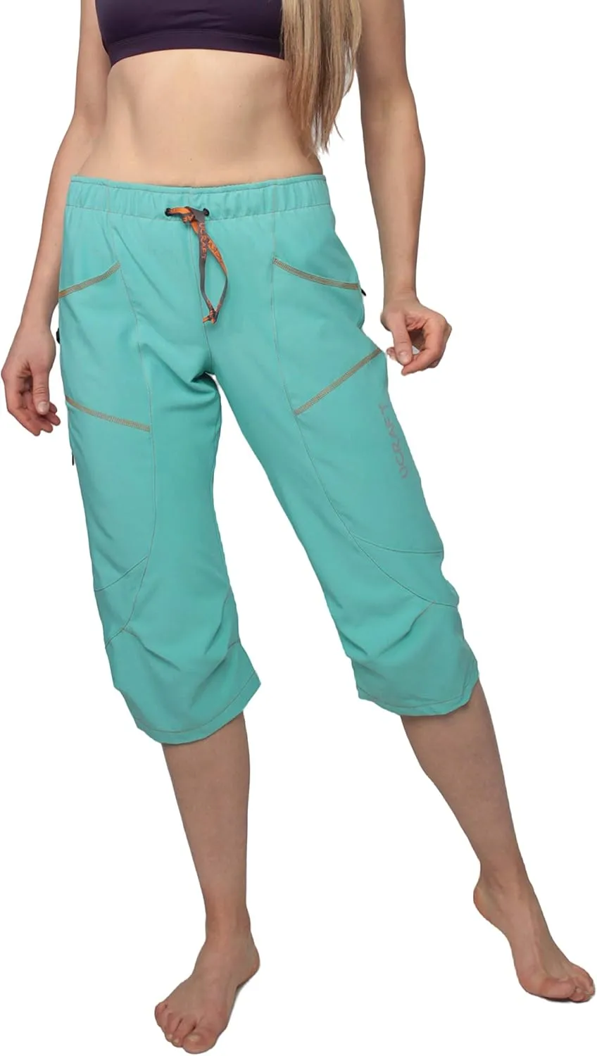 Ucraft "Xlite Rock Climbing Bouldering and Yoga Knickers ¾ Men's and Women's Capri Pants. Lightweight, Stretchy, Breathable