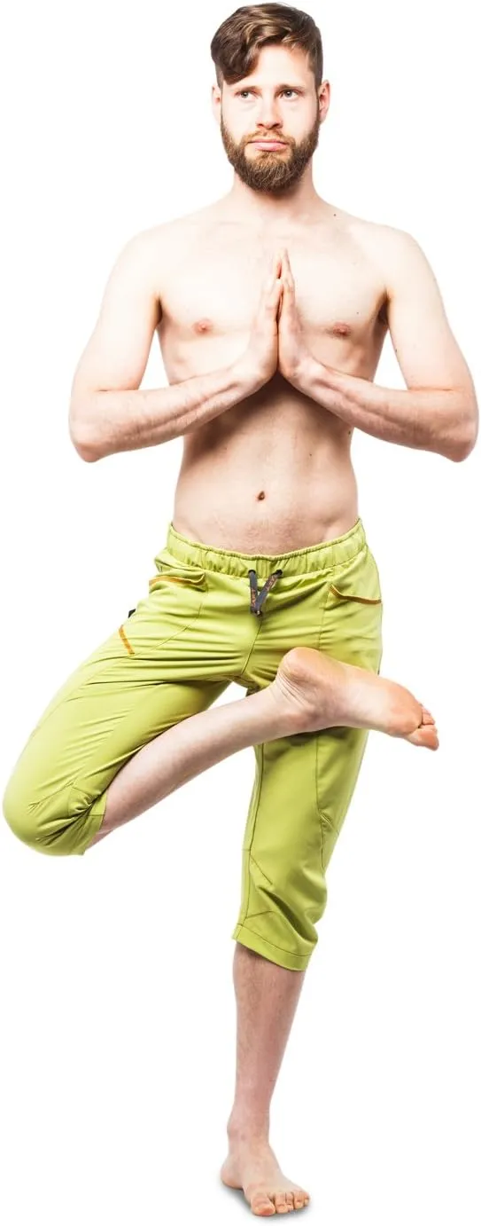 Ucraft "Xlite Rock Climbing Bouldering and Yoga Knickers ¾ Men's and Women's Capri Pants. Lightweight, Stretchy, Breathable