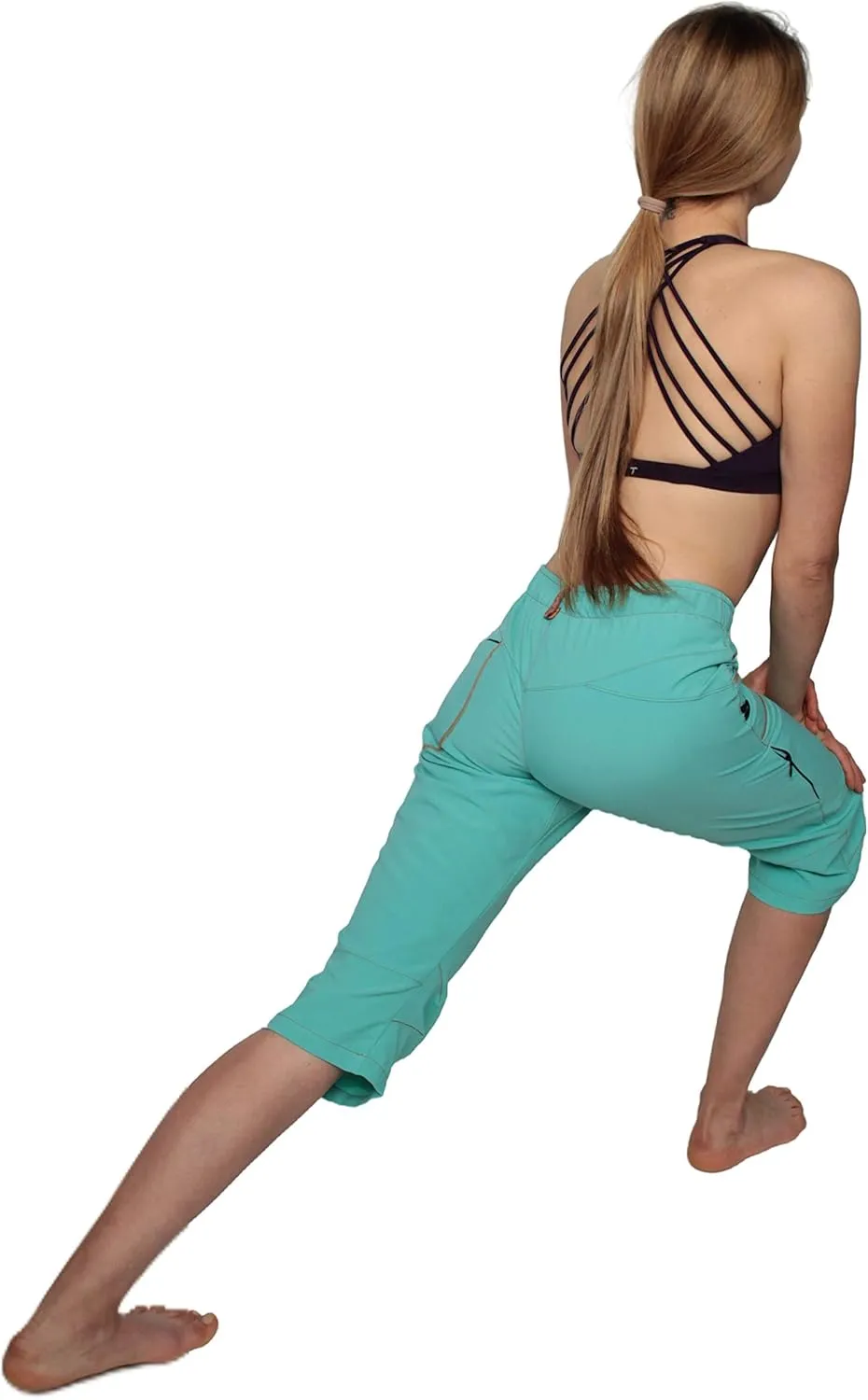 Ucraft "Xlite Rock Climbing Bouldering and Yoga Knickers ¾ Men's and Women's Capri Pants. Lightweight, Stretchy, Breathable