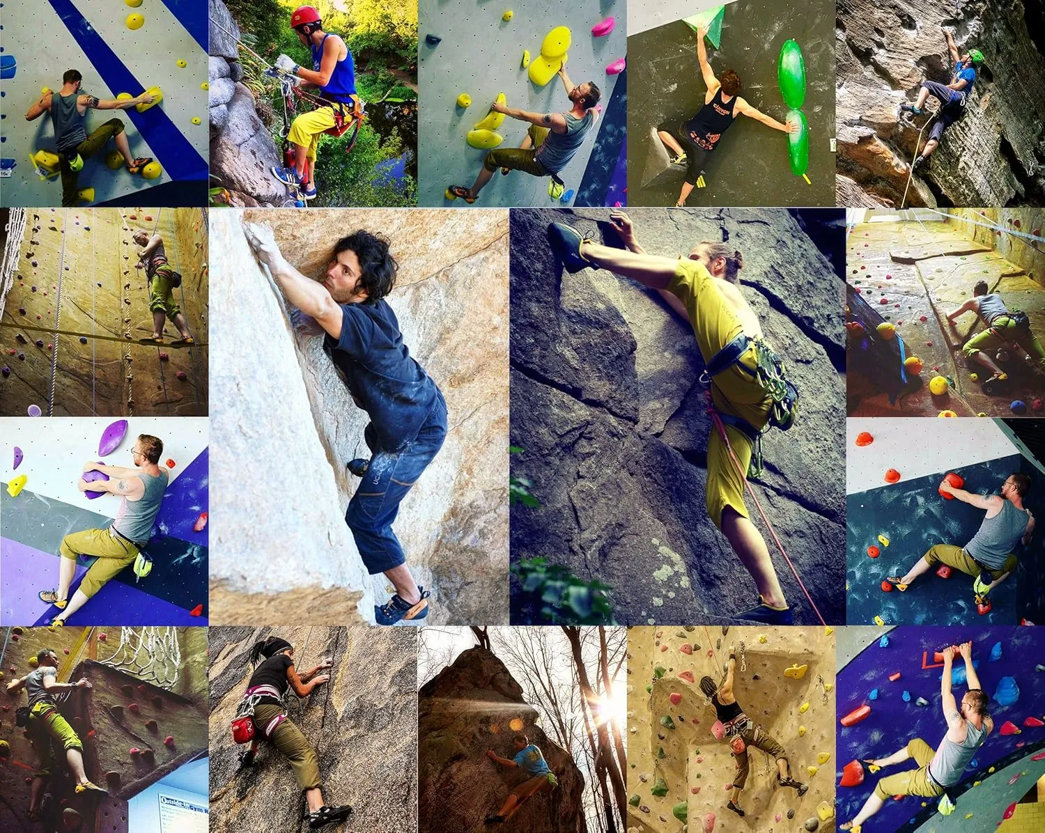 Ucraft "Xlite Rock Climbing Bouldering and Yoga Knickers ¾ Men's and Women's Capri Pants. Lightweight, Stretchy, Breathable