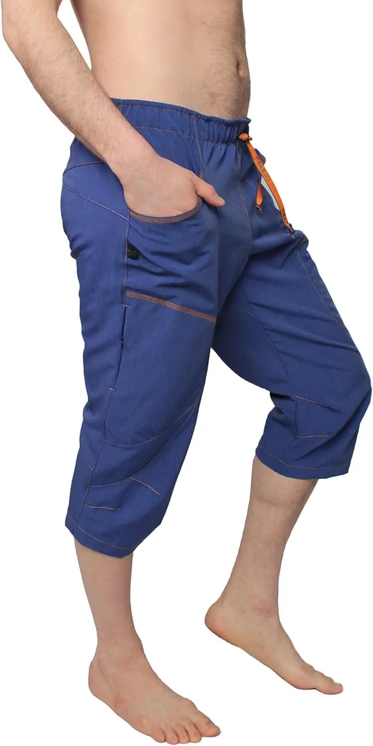 Ucraft "Xlite Rock Climbing Bouldering and Yoga Knickers ¾ Men's and Women's Capri Pants. Lightweight, Stretchy, Breathable