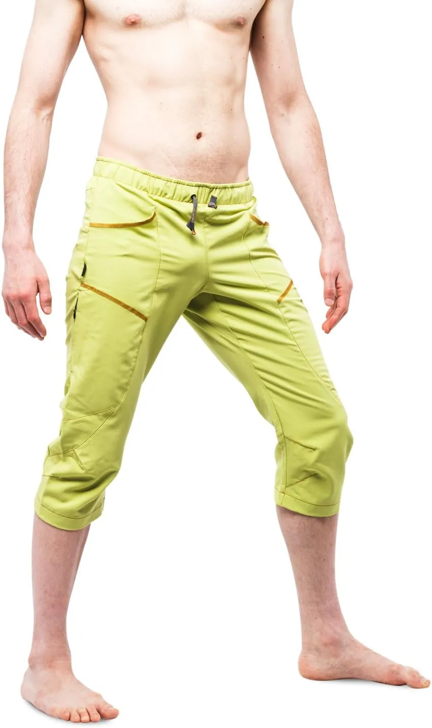 Ucraft "Xlite Rock Climbing Bouldering and Yoga Knickers ¾ Men's and Women's Capri Pants. Lightweight, Stretchy, Breathable