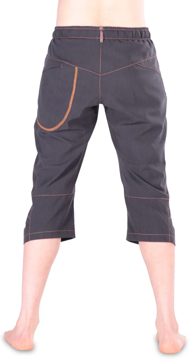 Ucraft "Xlite Rock Climbing Bouldering and Yoga Knickers ¾ Men's and Women's Capri Pants. Lightweight, Stretchy, Breathable