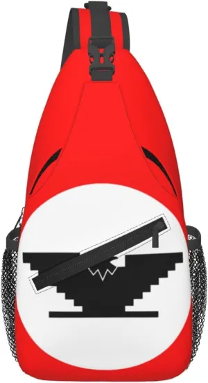Ufw_Flag Small Crossbody Backpack Sling Bag For Men Women Mini One Shoulder Chest Bags Gym Sport Travel Hiking Daypack