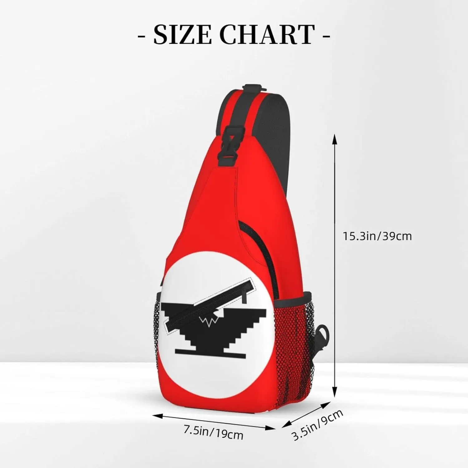 Ufw_Flag Small Crossbody Backpack Sling Bag For Men Women Mini One Shoulder Chest Bags Gym Sport Travel Hiking Daypack