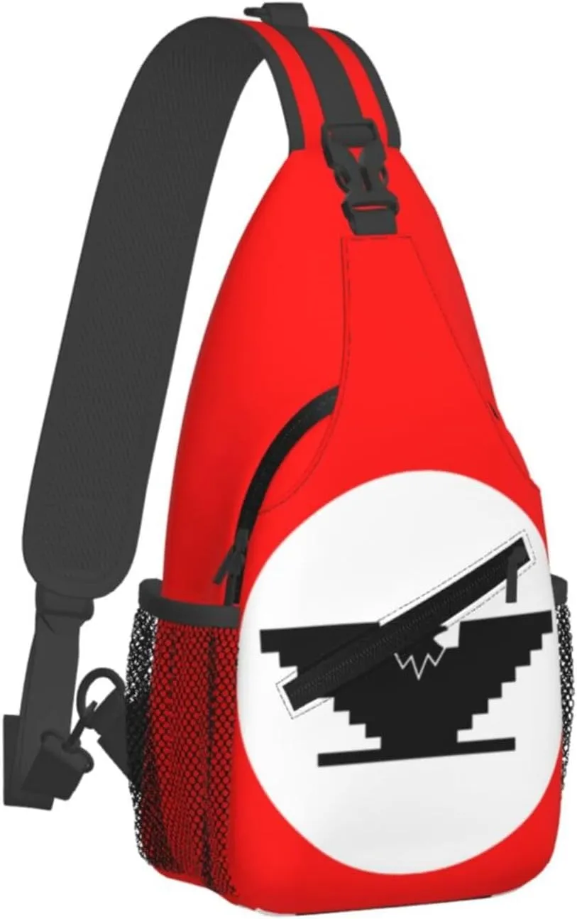 Ufw_Flag Small Crossbody Backpack Sling Bag For Men Women Mini One Shoulder Chest Bags Gym Sport Travel Hiking Daypack