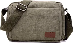 Unisex Multifunctional Crossbody Canvas Messenger Bag