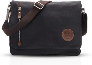Unisex Shoulder Crossbody Bag Canvas Messenger Satchel Bag