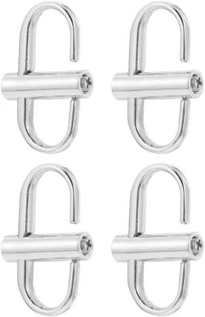 VALICLUD 4pcs Bag Chain Shortener Clips Adjustable Metal Purse Strap Clips for Handbags, Purses, Tote Bags