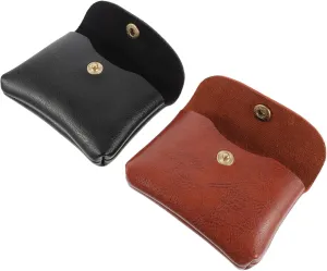 VANZACK 2Pcs Coin Pouches Data Cable Storage Bags Multipurpose Wallets for Hair Ties Portable Candy Bags Practical Accessories for Everyday Use