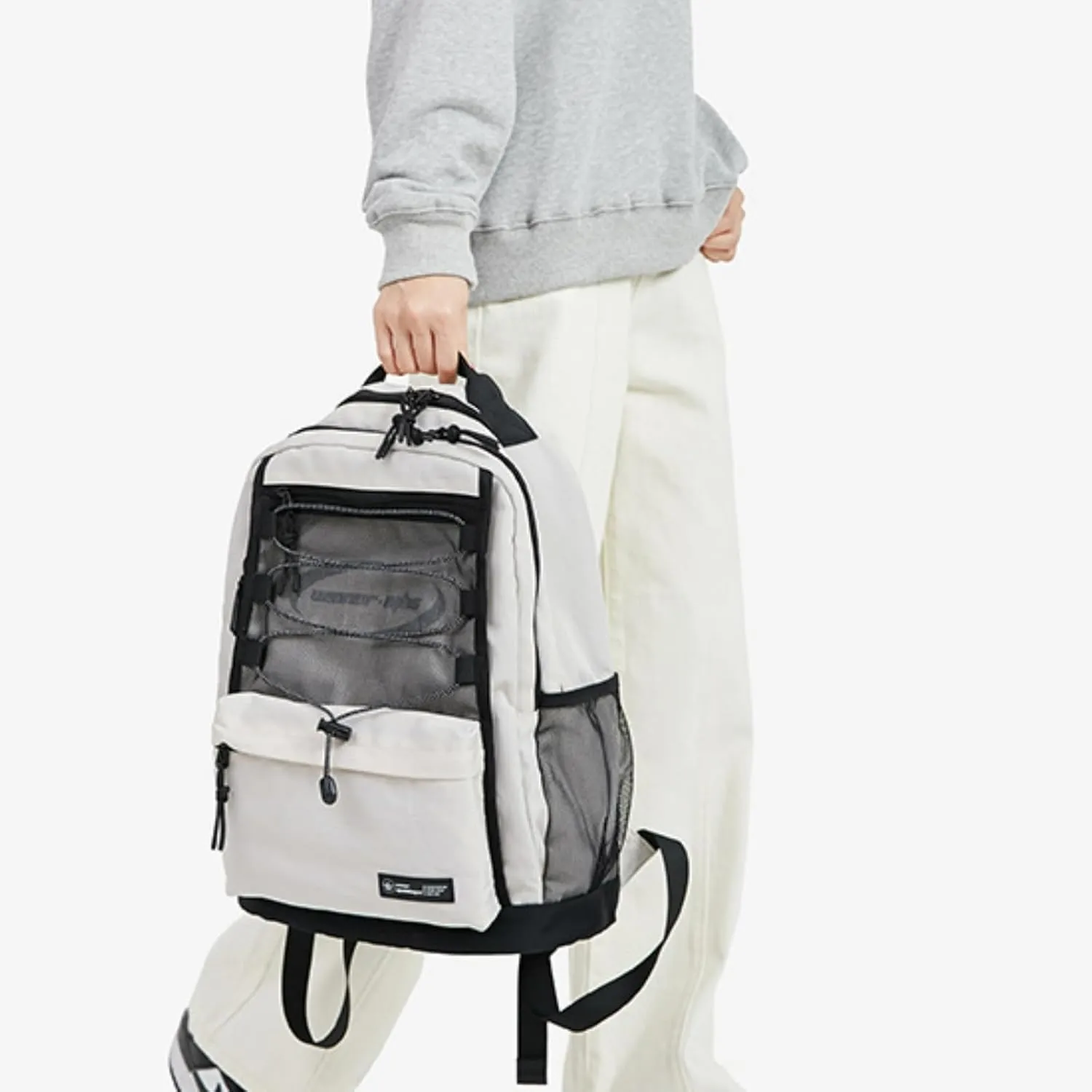 Verdancy Backpack for School College Teens Students Travel Aesthetic Bookbag with Laptop Compartment Schoolbag Casual Daypack (Small-Fit 14'' Laptop, Black/Gray)