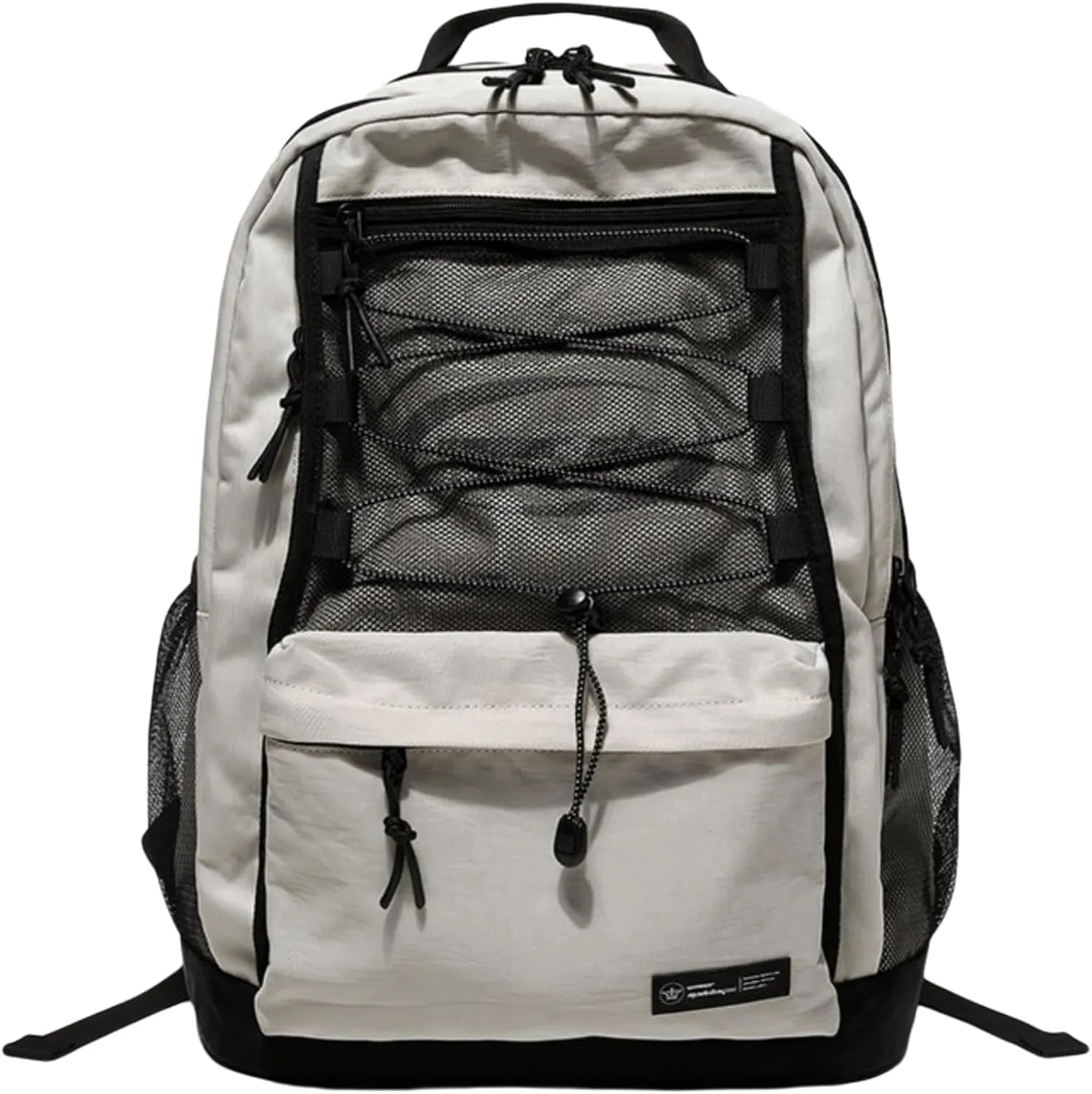 Verdancy Backpack for School College Teens Students Travel Aesthetic Bookbag with Laptop Compartment Schoolbag Casual Daypack (Small-Fit 14'' Laptop, Black/Gray)