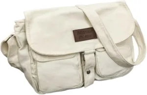 Vhitler Messenger Bag Canvas Crossbody Bag Grunge Y2k Bag Canvas Bag Trashy Y2k